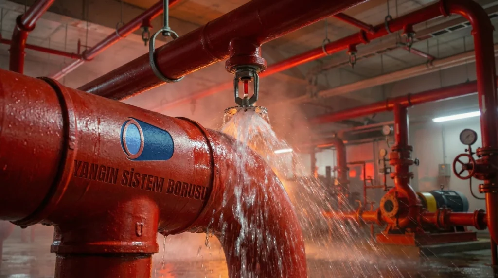 yangın sistem borusu